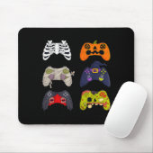 Halloween Skeleton Zombie Gaming Controllers Mousepad (Mit Mouse)
