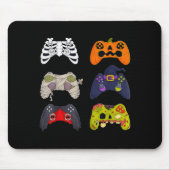 Halloween Skeleton Zombie Gaming Controllers Mousepad (Vorne)