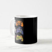 Halloween Skeleton Zombie Gaming Controllers Mummy Kaffeetasse (Vorderseite Links)