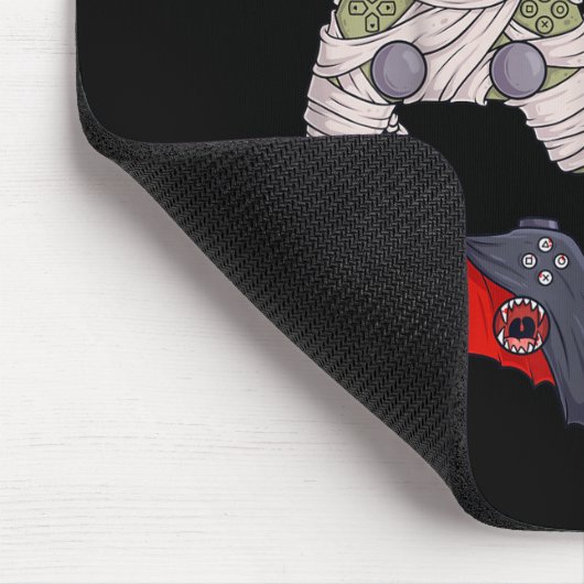 Halloween Skeleton Zombie Gaming Controllers Mummy Mousepad (Ecke)