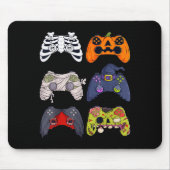Halloween Skeleton Zombie Gaming Controllers Mummy Mousepad (Vorne)