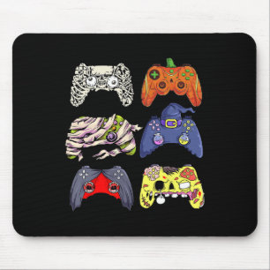 Halloween Skeleton Zombie Hexen Controller Mummy B Mousepad