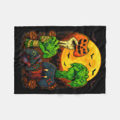 Halloween Skeleton Zombie Mummy Gaming Controller  Fleecedecke (Vorderseite (Horizontal))