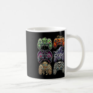 Halloween Skeleton Zombie Mummy Gaming Controller Kaffeetasse