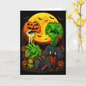 Halloween Skeleton Zombie Mummy Gaming Controller  Karte (Gelbe Blume)