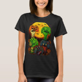 Halloween Skeleton Zombie Mummy Gaming Controller T-Shirt (Vorderseite)