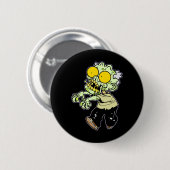Halloween Skeleton Zombie spielerische Kostüme Col Button (Vorne & Hinten)