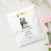 Halloween Skeletons Bride Groom Liebe ist süß Geschenktütchen (Versiegelt)