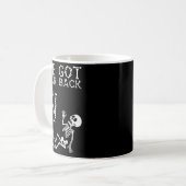 Halloween Skeletons Ive Got Your Back Costume Men  Kaffeetasse (Vorderseite Links)