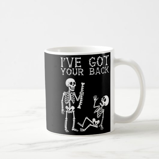 Halloween Skeletons Ive Got Your Back Costume Men  Kaffeetasse (Rechts)
