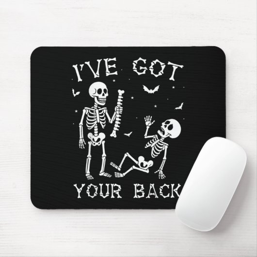 Halloween Skeletons Ive Got Your Back Costume Men Mousepad (Mit Mouse)