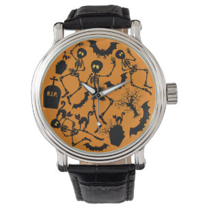 Halloween Skeletons Macabre Dance Armbanduhr