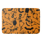 Halloween Skeletons Macabre Dance Badematte (Vorderseite)