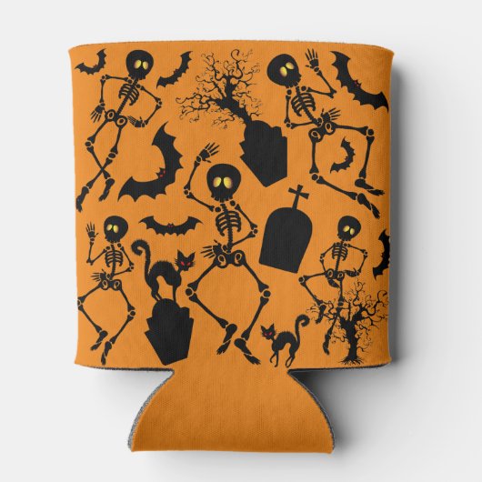 Halloween Skeletons Macabre Dance Dosenkühler (Rückseite)