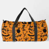 Halloween Skeletons Macabre Dance Duffle Bag (Rückseite)
