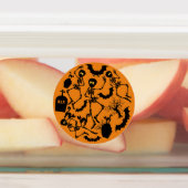 Halloween Skeletons Macabre Dance Etiketten (Befestigt)