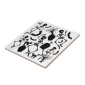 Halloween Skeletons Macabre Dance Fliese (Seite)