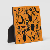 Halloween Skeletons Macabre Dance Fotoplatte (Vorderseite)