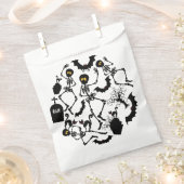 Halloween Skeletons Macabre Dance Geschenktütchen (Ausgeschnitten)