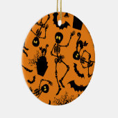 Halloween Skeletons Macabre Dance Keramik Ornament (Rechts)