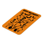 Halloween Skeletons Macabre Dance Magnet (Linke Seite)