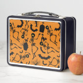 Halloween Skeletons Macabre Dance Metall Brotdose (Beispiel)