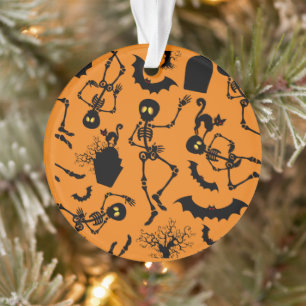 Halloween Skeletons Macabre Dance Ornament