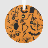 Halloween Skeletons Macabre Dance Ornament (Rückseite)