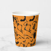 Halloween Skeletons Macabre Dance Pappbecher (Rechts)