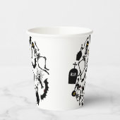 Halloween Skeletons Macabre Dance Pappbecher (Links)