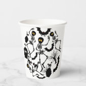 Halloween Skeletons Macabre Dance Pappbecher (Vorderseite)