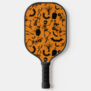 Halloween Skeletons Macabre Dance Pickleball Schläger