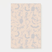 Halloween Skeletons Macabre Dance Post-it Klebezettel (Vorderseite)