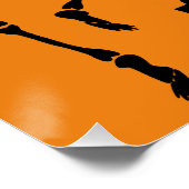 Halloween Skeletons Macabre Dance Poster (Ecke)