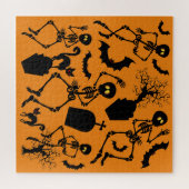 Halloween Skeletons Macabre Dance Puzzle (Horizontal)