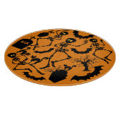 Halloween Skeletons Macabre Dance Schneidebrett (Ecke)