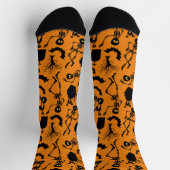 Halloween Skeletons Macabre Dance Socken (Oben)