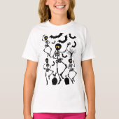 Halloween Skeletons Macabre Dance T-Shirt (Vorderseite)