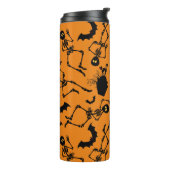 Halloween Skeletons Macabre Dance Thermosbecher (Nach links gedreht)