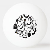 Halloween Skeletons Macabre Dance Tischtennisball (Vorderseite)