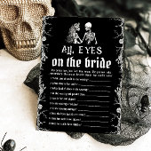 Halloween Skelett Alle Augen auf dem Bride Game Einladung