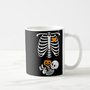 Halloween Skelett Baby Rippen Maternität Schwanger Kaffeetasse