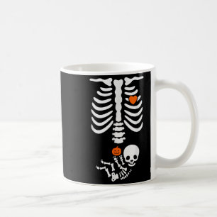 Halloween-Skelett-Baby-Rippenkäfig schwangere Pump Kaffeetasse