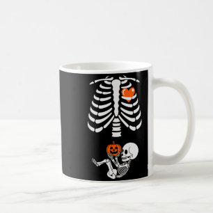 Halloween-Skelett-Baby-Rippenkäfig-Schwangerschaft Kaffeetasse