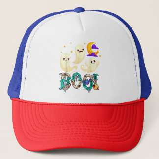 Halloween Skelett Beängstigend Gamer Boys Kids Truckerkappe