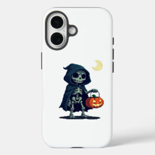 Halloween-Skelett iPhone 16 Hülle