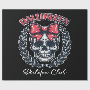 Halloween-Skelett-Club Geschenkpapier