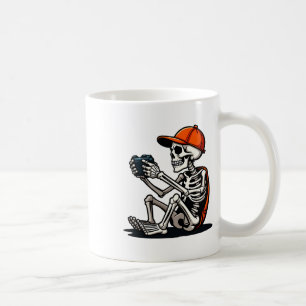 Halloween-Skelett-Gamer-Videospiel 1 Kaffeetasse