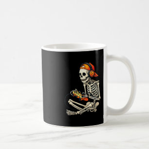 Halloween-Skelett-Gamer-Videospiel-Jungen-Männer-K Kaffeetasse