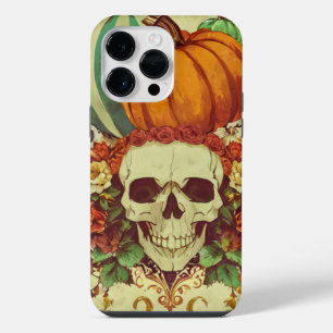 Halloween/Skelett/Herbst/Kürbis iPhone / iPad Hüll 14 Pro Max Hülle